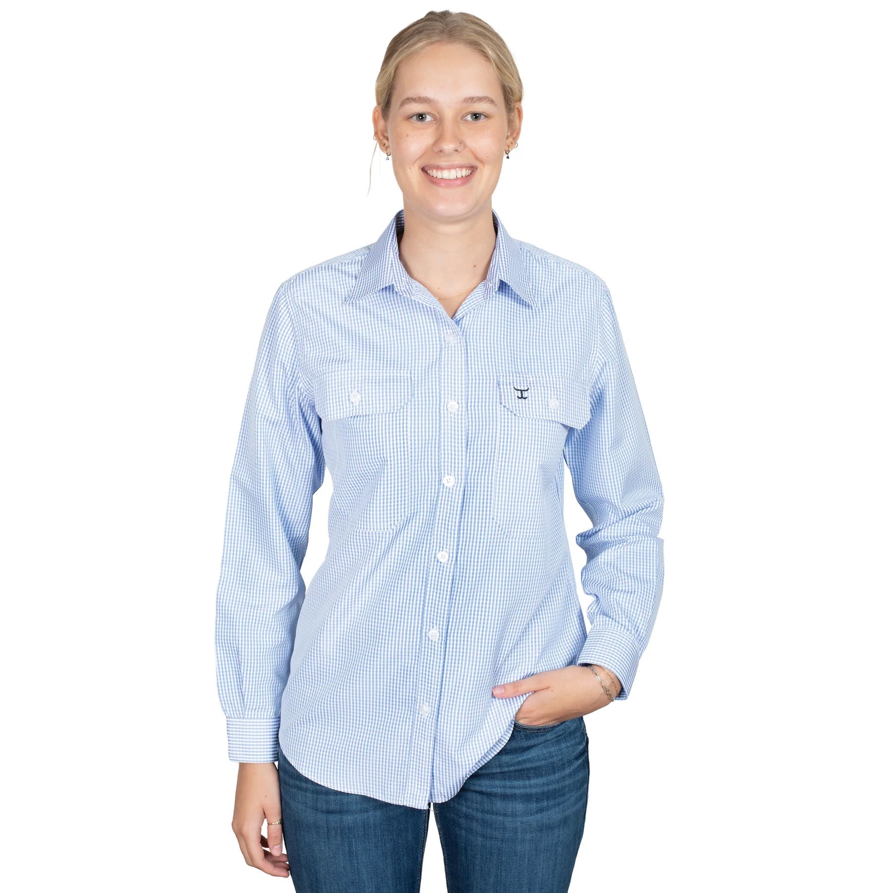 Just Country Abbey - Full Button Workshirt - Saddleworld Devonport