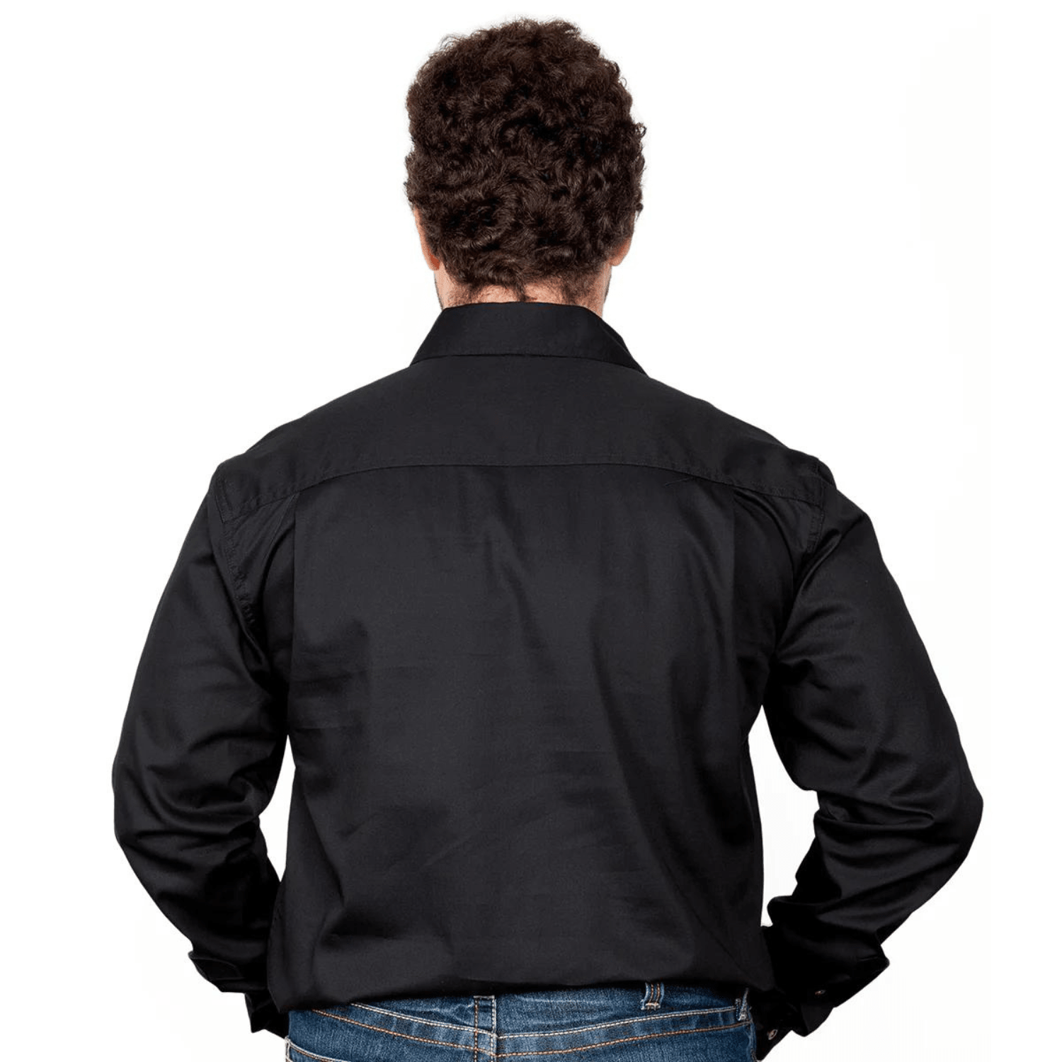 Just Country Mens Cameron 1/2 Button Workshirt - Saddleworld Devonport