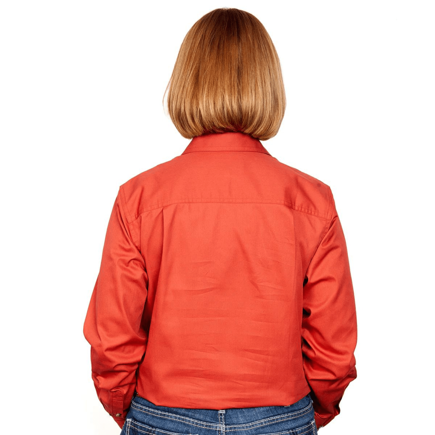 Just Country Womens Jahna Half Button Workshirt - Saddleworld Devonport