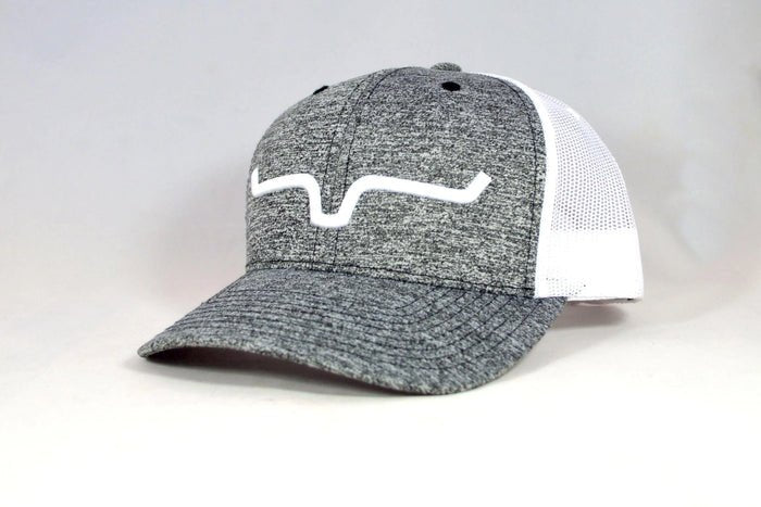 Kimes Ranch Weekly Trucker Cap - Grey/White - Saddleworld Devonport
