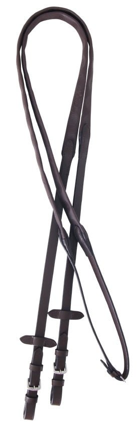 Platinum Signature Rubber Grip Reins - Saddleworld Devonport