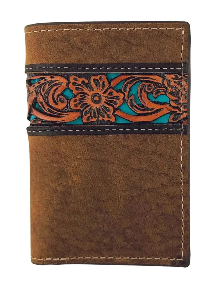 Roper Tri-Fold Tooled Wallet