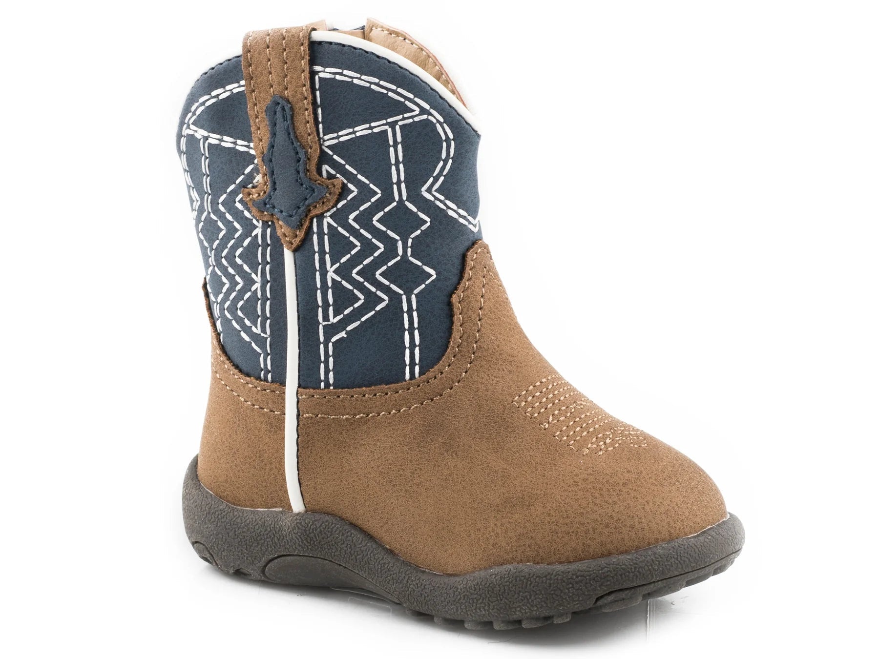 Roper Toddler Cassidy Boots Navy/Tan - Saddleworld Devonport