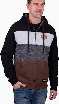 Wrangler Mens Eric Zip Up Hoodie