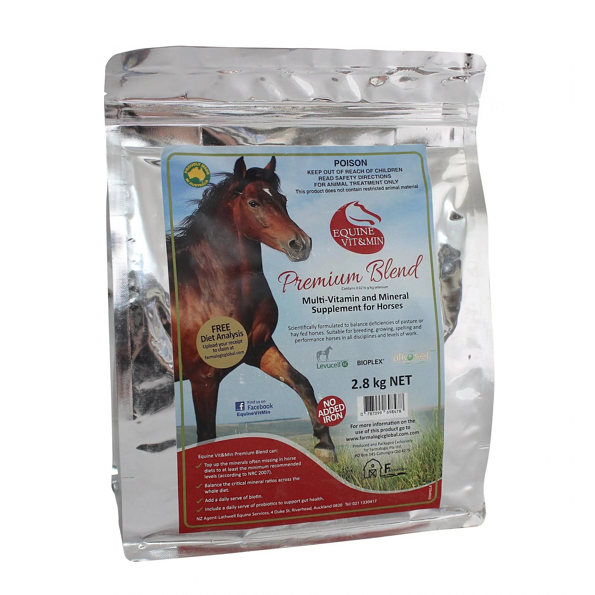 EVM Premium Blend – Superior Equine Vitamin and Mineral Supplement