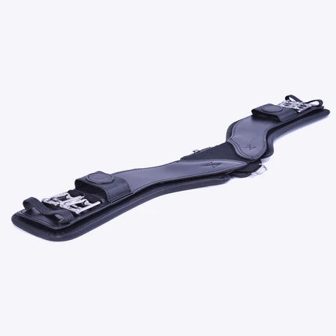 Total Saddle Fit English StretchTec Girth - Black with Neoprene Liner
