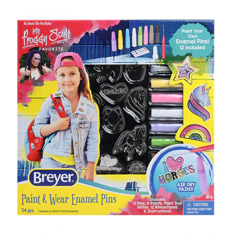 Breyer Activity Paint & Wear Enamel Pins