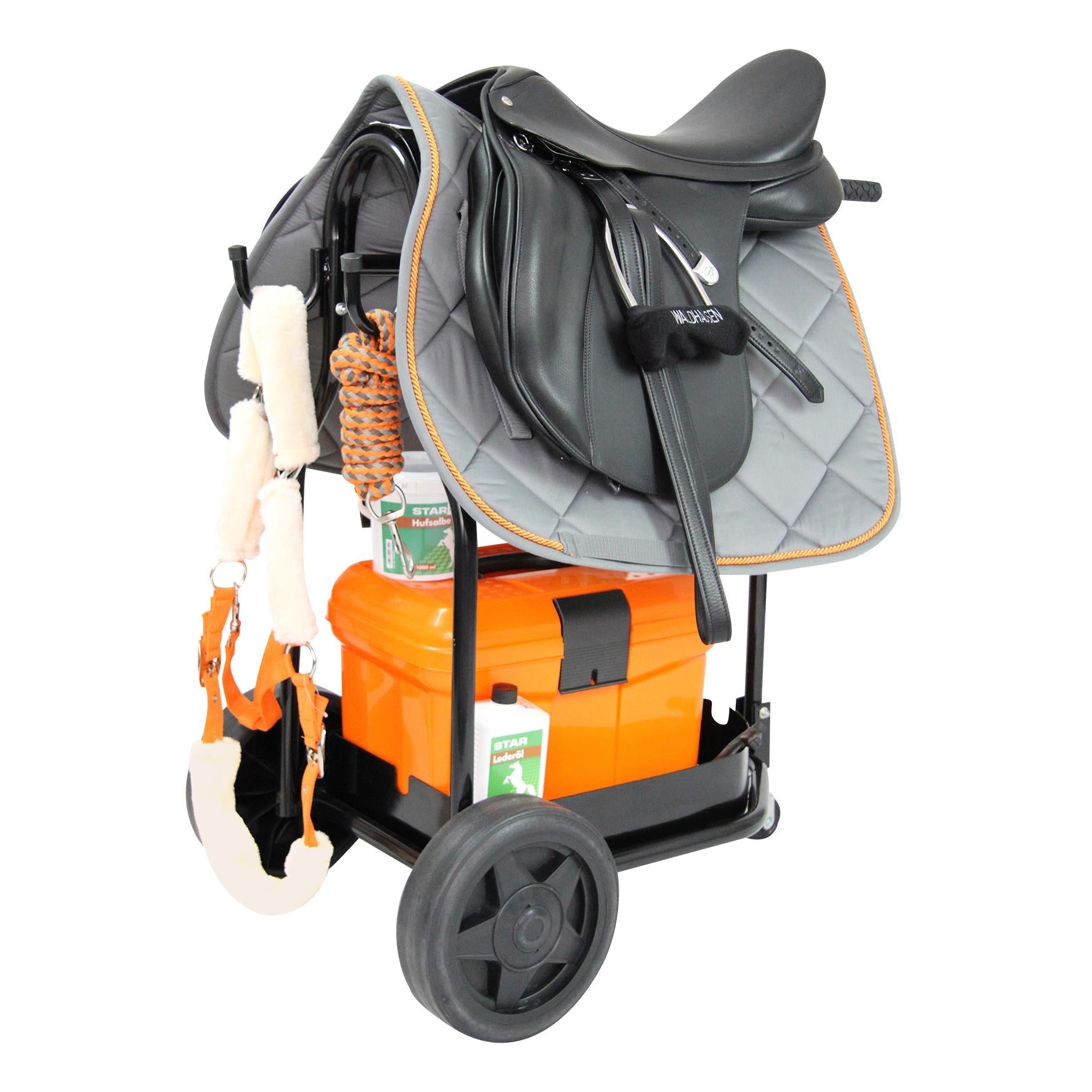 Waldhausen Saddle Trolley with Basket - Saddleworld Devonport