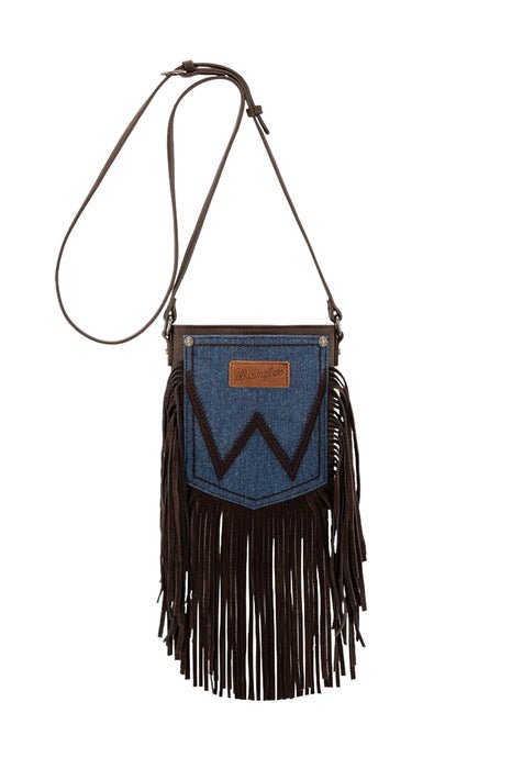 Wrangler Denim Pocket Fringe Bag - Saddleworld Devonport