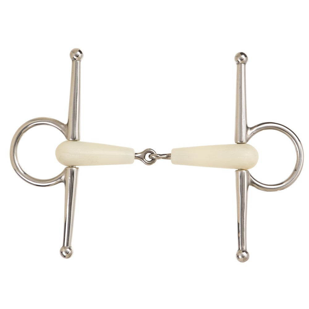 Happy Mouth Full Cheek Snaffle Bit with Jointed Mouth