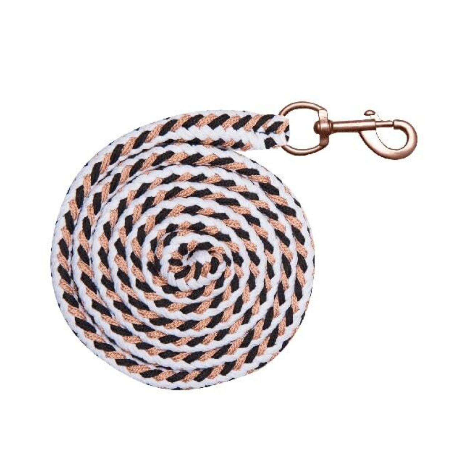 Waldhausen Lead Rope White & Rose Gold
