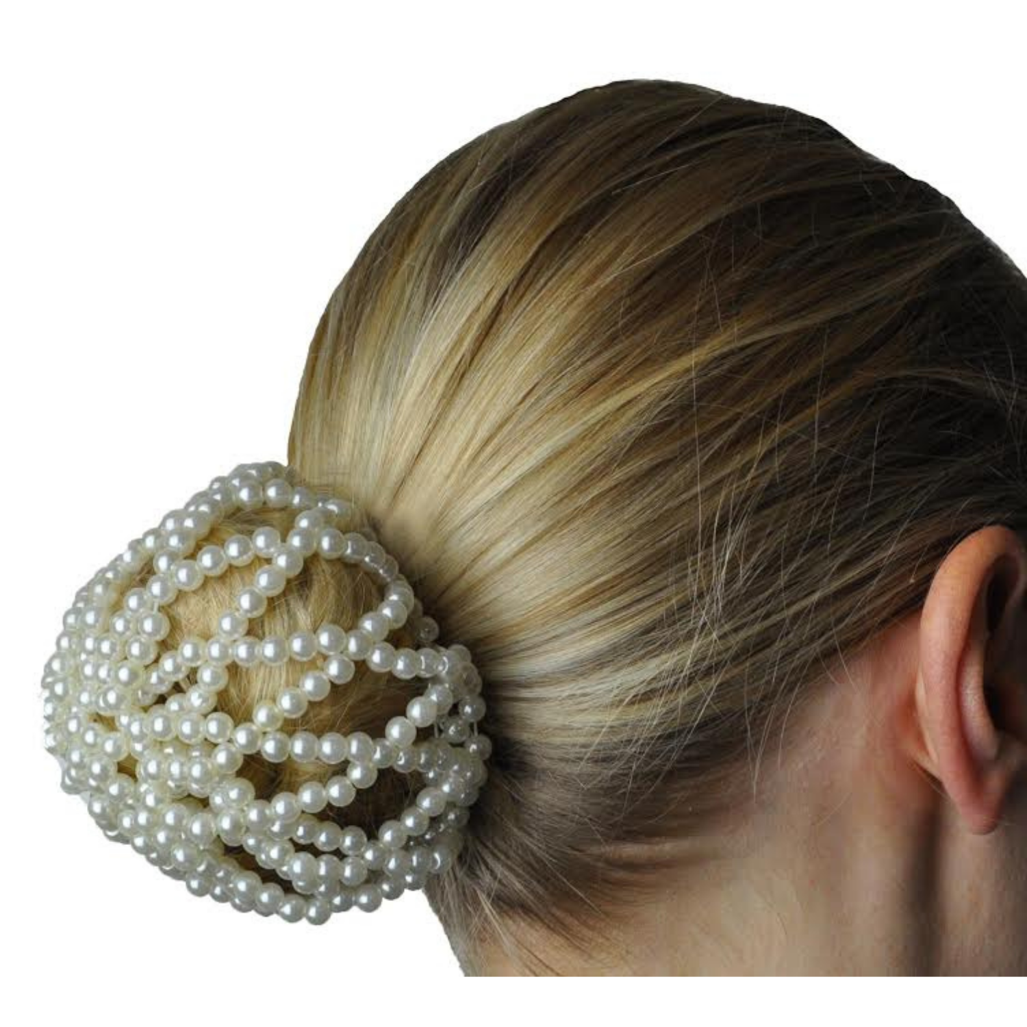 Hamag Pearl/Crystal Bun Hair Net
