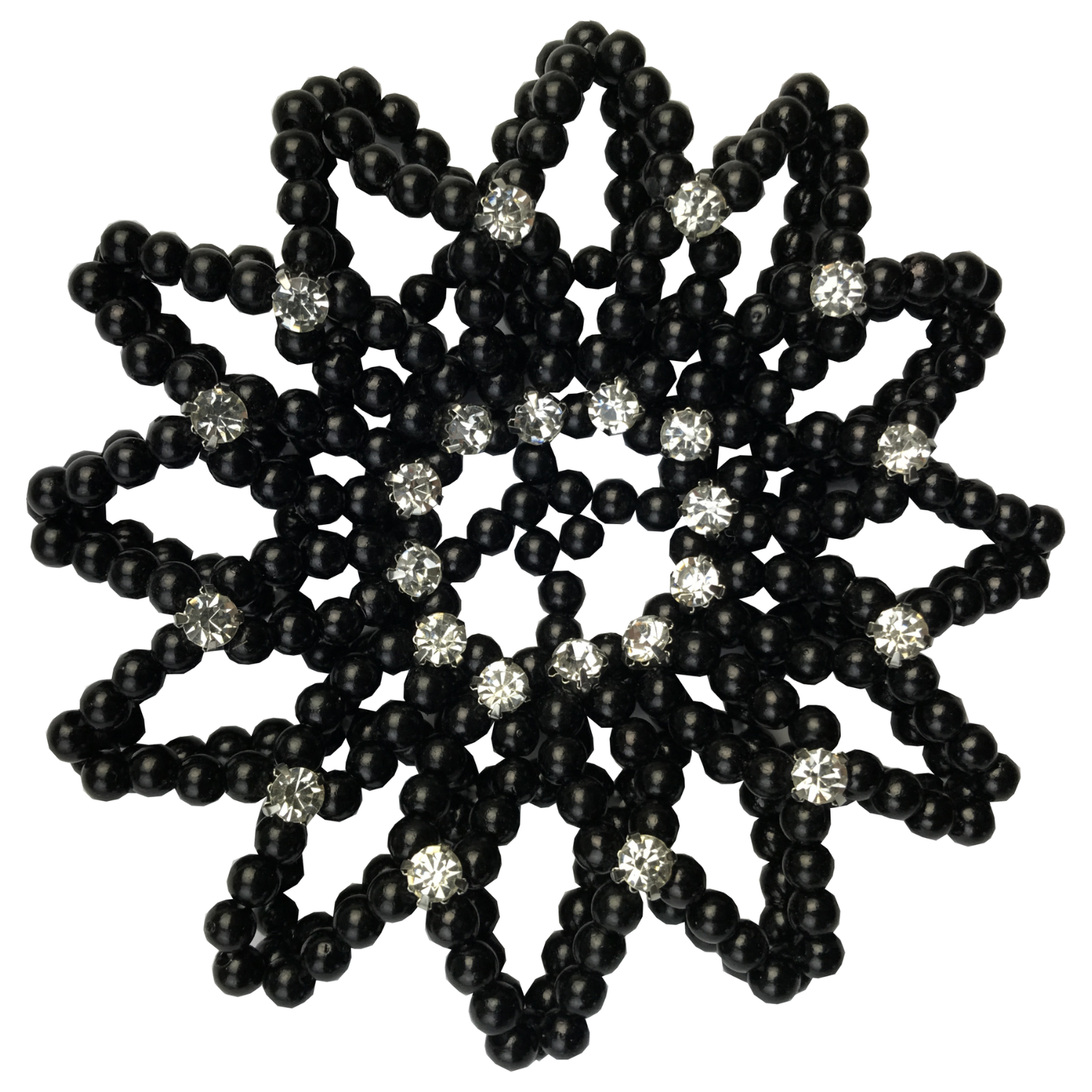 Hamag Pearl/Crystal Bun Hair Net