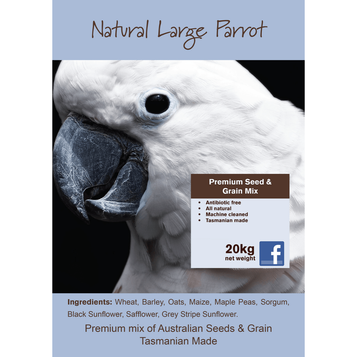 Seedhouse Large Parrot Feed - Saddleworld Devonport
