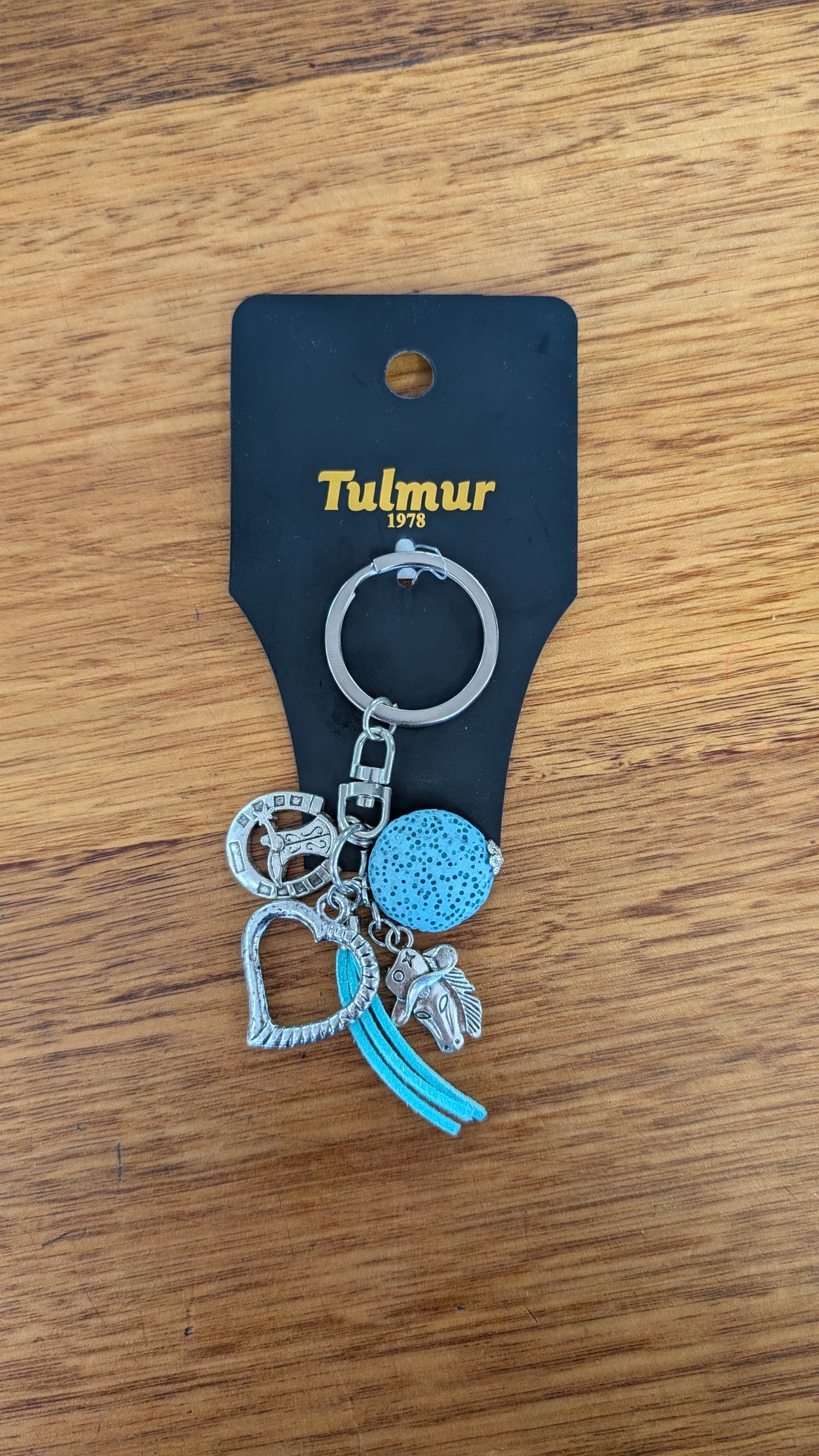 Tulmur Lava Horse Charm Keyring