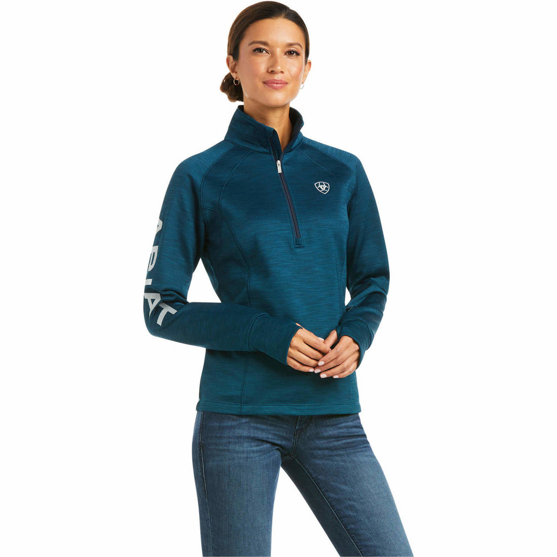 Ariat Women Tek Team 1/2 Zip Sweatshirt