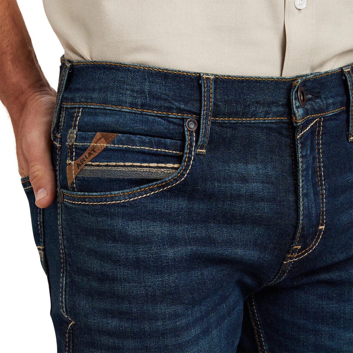 Ariat Mens M8 Modern TekStretch Brawley Slim Leg Jeans