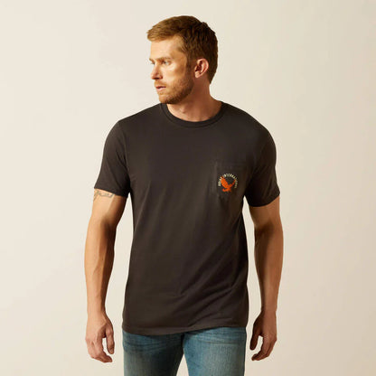 Ariat Mens Eagle Large Short Sleeve Tee