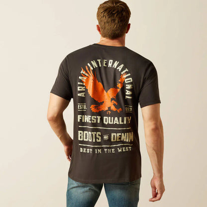 Ariat Mens Eagle Large Short Sleeve Tee