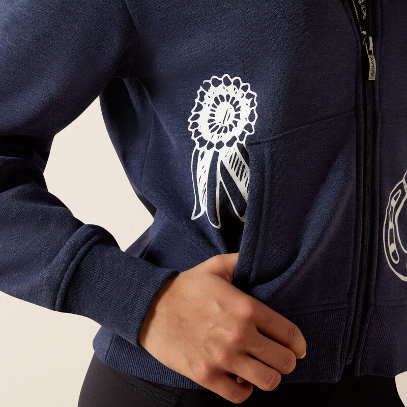 Ariat Girls Spiffy Full Zip Sweatshirt