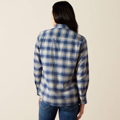 Ariat Womens Rebar Flannel Durastretch Long Sleeve Workshirt