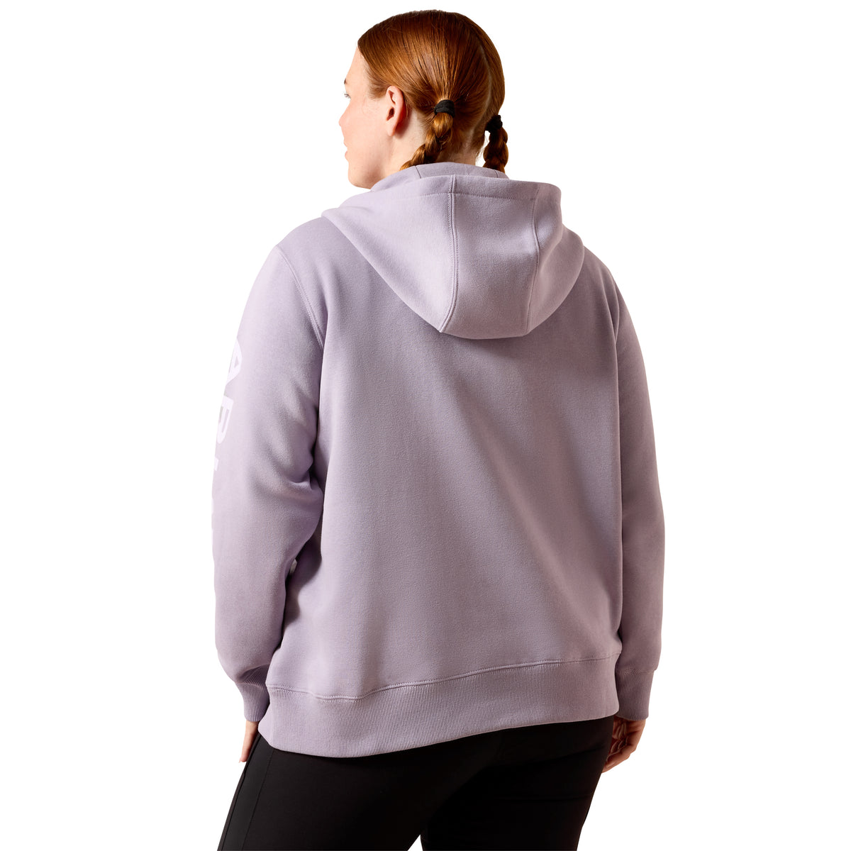 Ariat Womens Rebar Lightweight Logo 1/2 Zip Hoodie