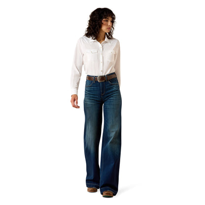 Ariat Womens Mid Rise Boot Cut Jeans - Fiona Istanbul