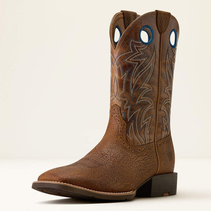 Ariat Sport Sidebet Wide Square Toe Cowboy Boot