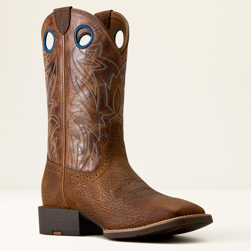 Ariat Sport Sidebet Wide Square Toe Cowboy Boot