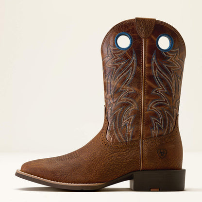 Ariat Sport Sidebet Wide Square Toe Cowboy Boot