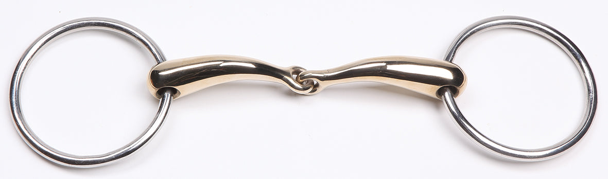 Zilco Curved Gold Jointed Snaffle