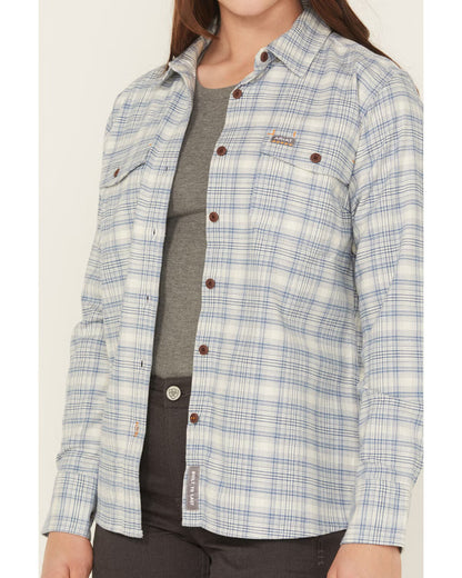 Ariat Womens Rebar Flannel Durastretch Long Sleeve Workshirt