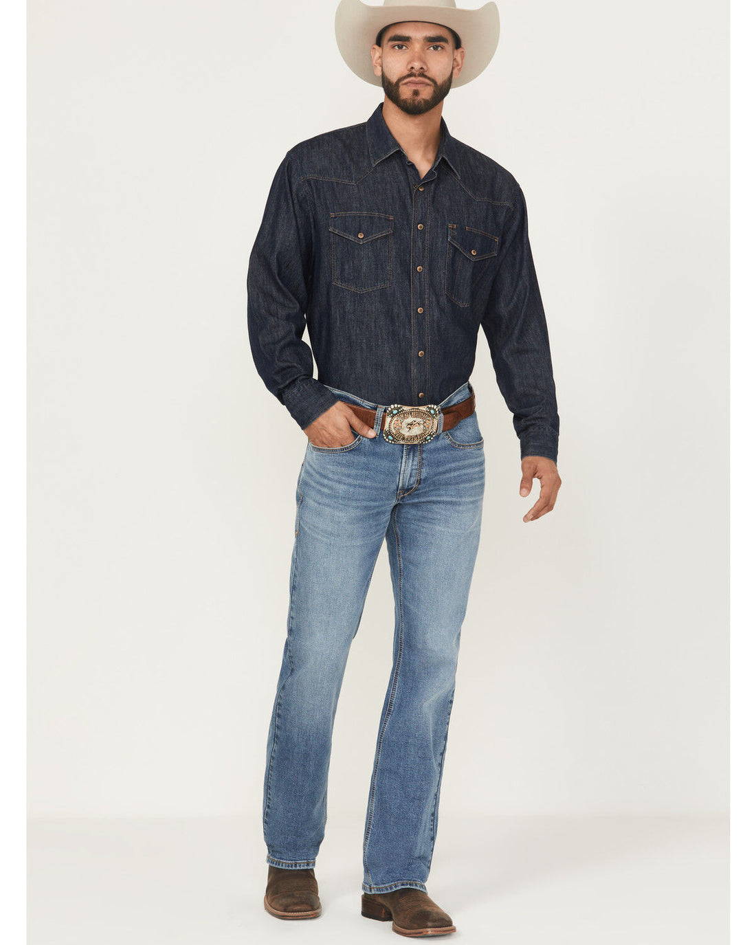 Ariat Mens M4 Relaxed Pickett Boot Cut Jean