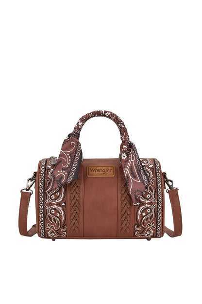 Wrangler Paisley Barrel Bag