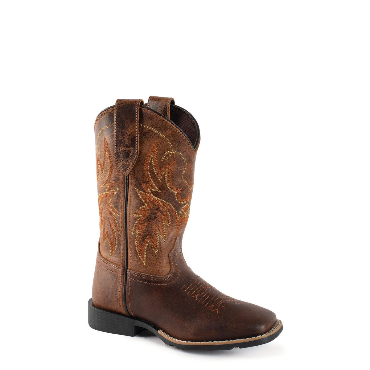 Roper Mens Sendero Brown Leather Boots