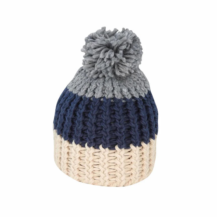 Avenel Chunky Striped Beanie