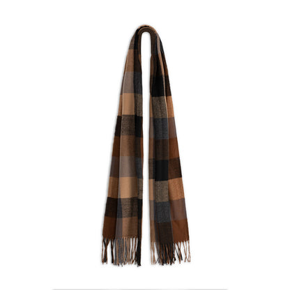 Piper Wide Check Scarf