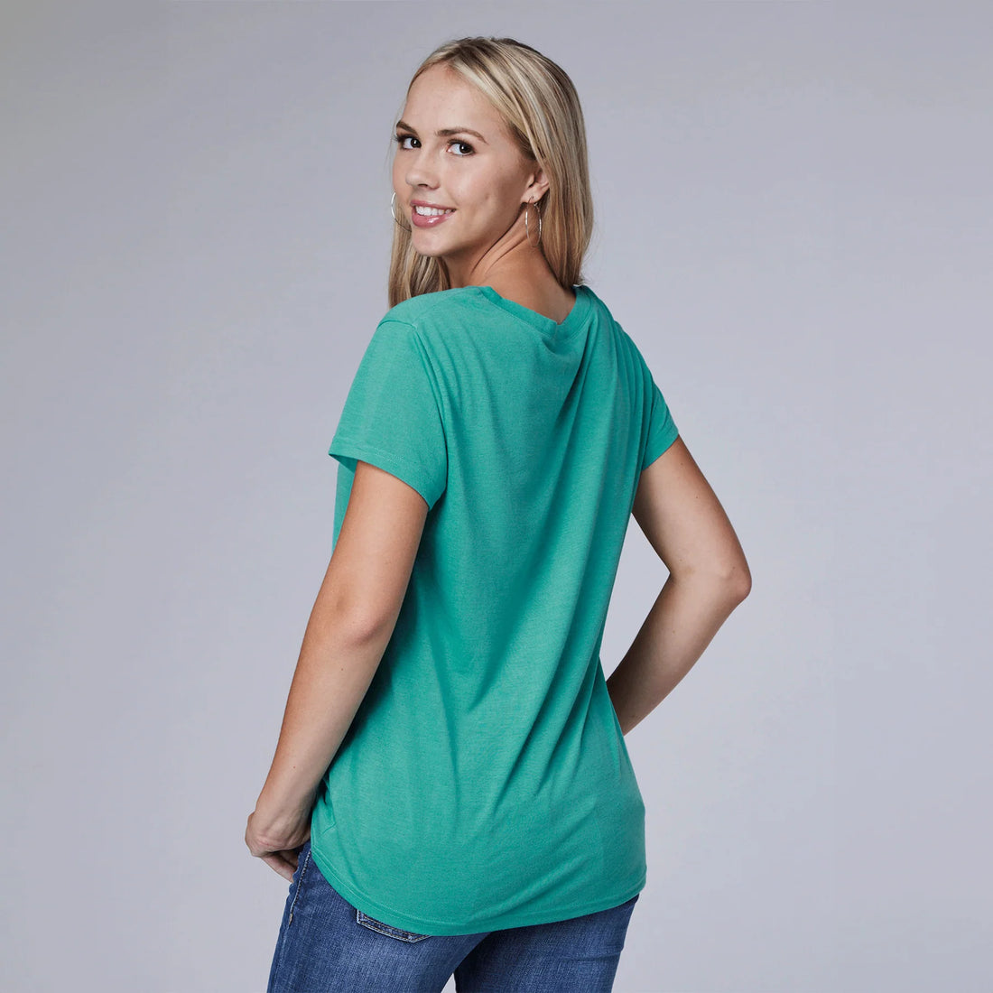 Roper Womens Five Star Collection Solid Tee