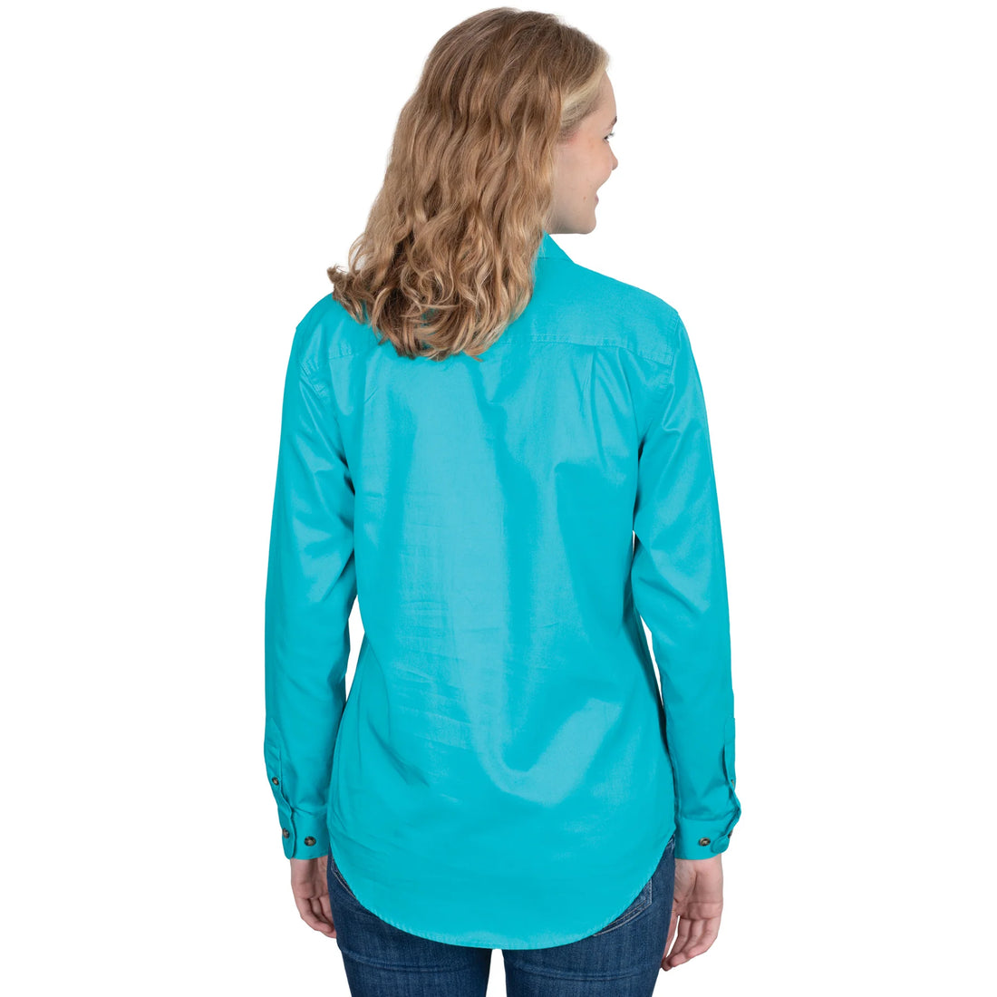 Just Country Womens Jahna Half Button Workshirt