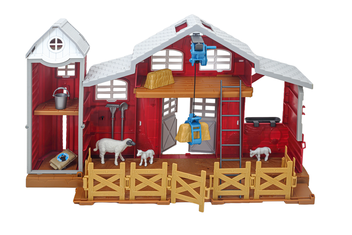 Big Country Toys 38 Piece Dairy Barn Play Set