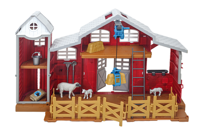 Big Country Toys 38 Piece Dairy Barn Play Set