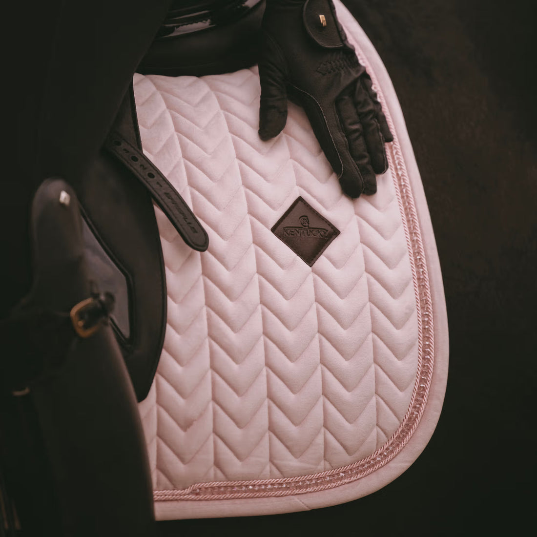Kentucky Horseware Velvet Pearls  Dressage Saddle Pad