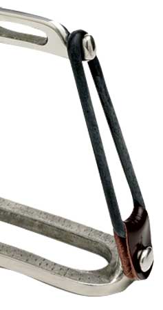 Peacock Iron Leather Straps - Pair