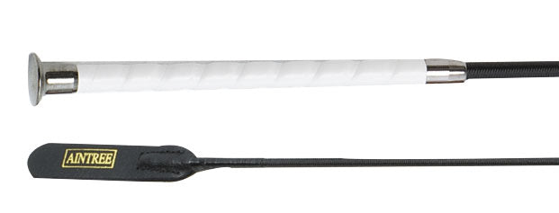 Zilco Dressage Whip - Leather Flapper Black