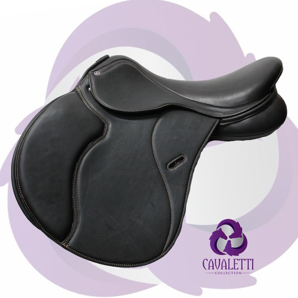 Cavaletti Covered Leather English Jump Saddle