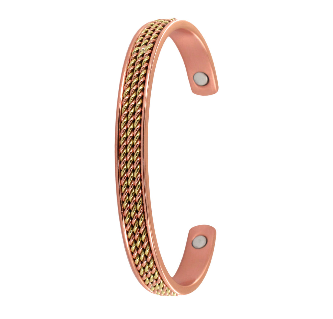 Two Tone Copper Bangle