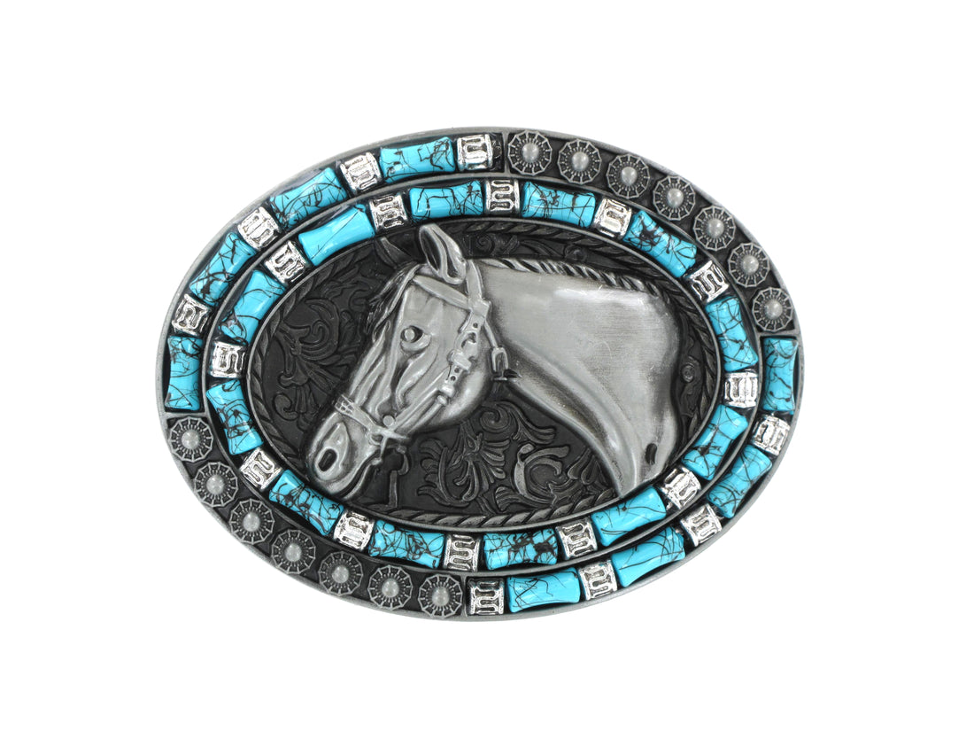 Horse Head Western Buckle