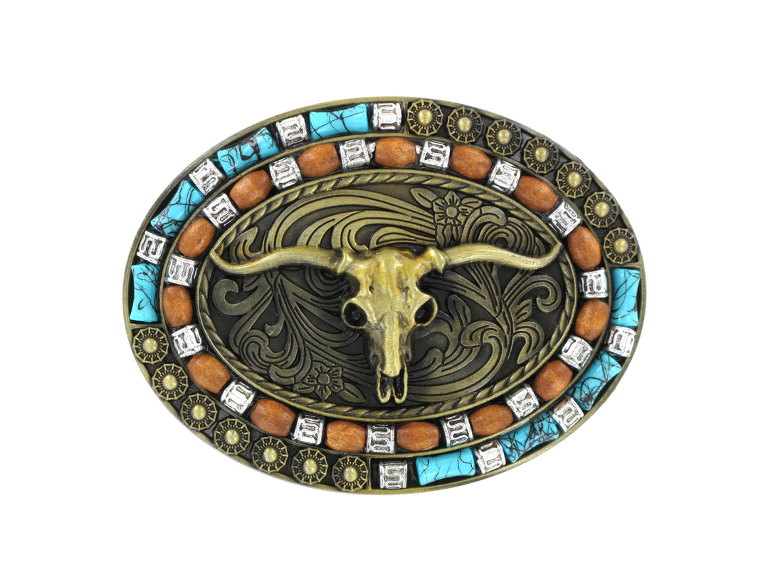 Long Horn Western Buckle