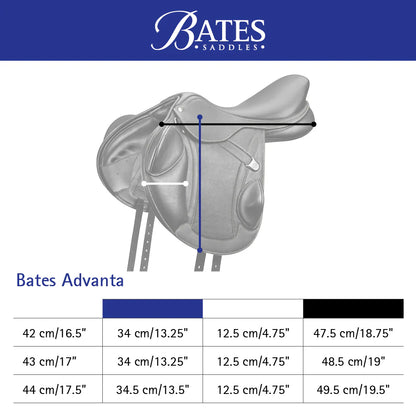 Bates Advanta Monoflap Jump Saddle