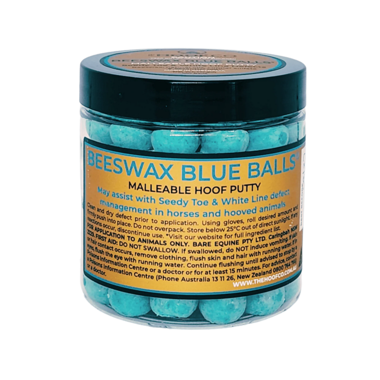 The Hoof Co Beeswax BLUE Balls